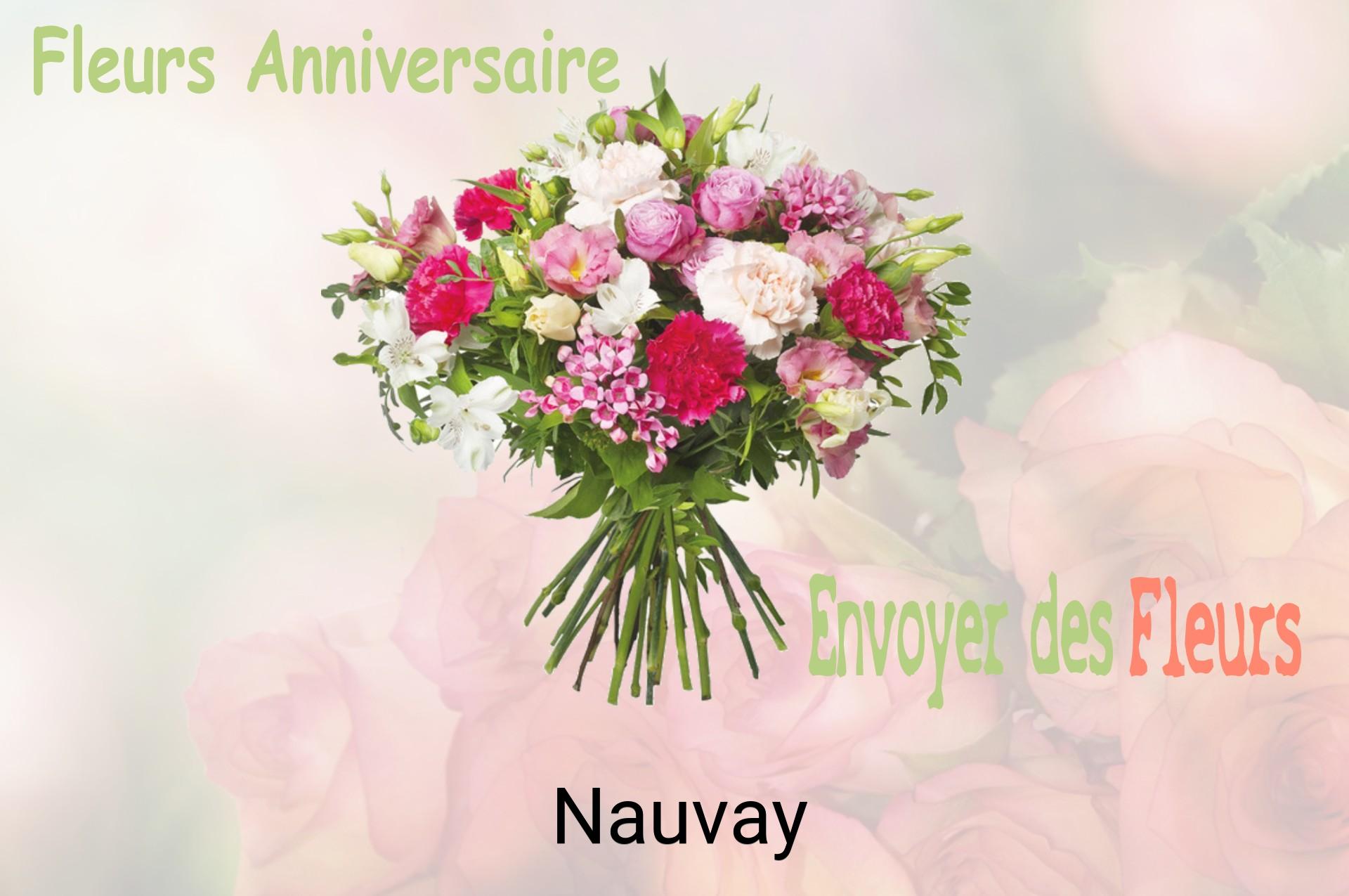 Bouquet de fleurs d’anniversaire livré à Nauvay