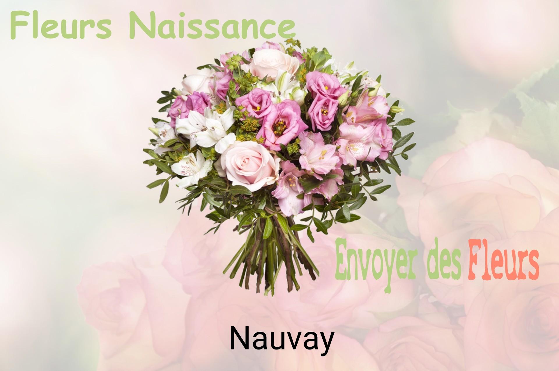 Bouquet de fleurs de naissance livré à Nauvay